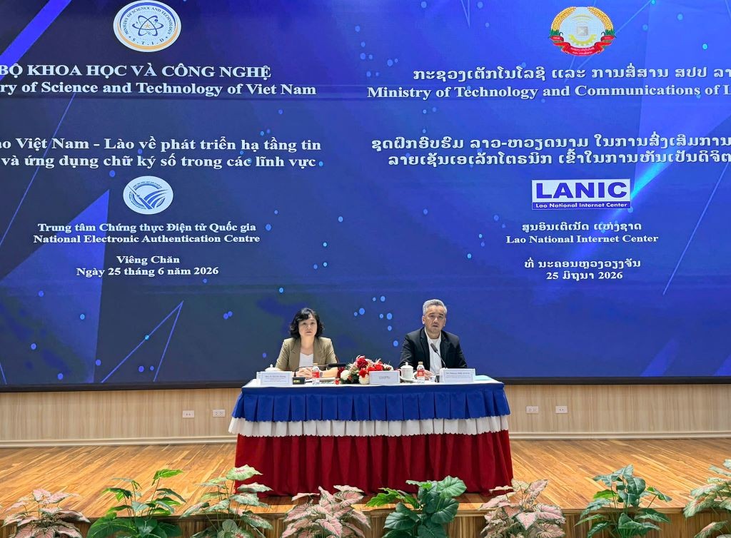 Thúc đẩy hợp tác Việt Nam - Lào về phát triển hạ tầng tin cậy số và ứng dụng chữ ký số