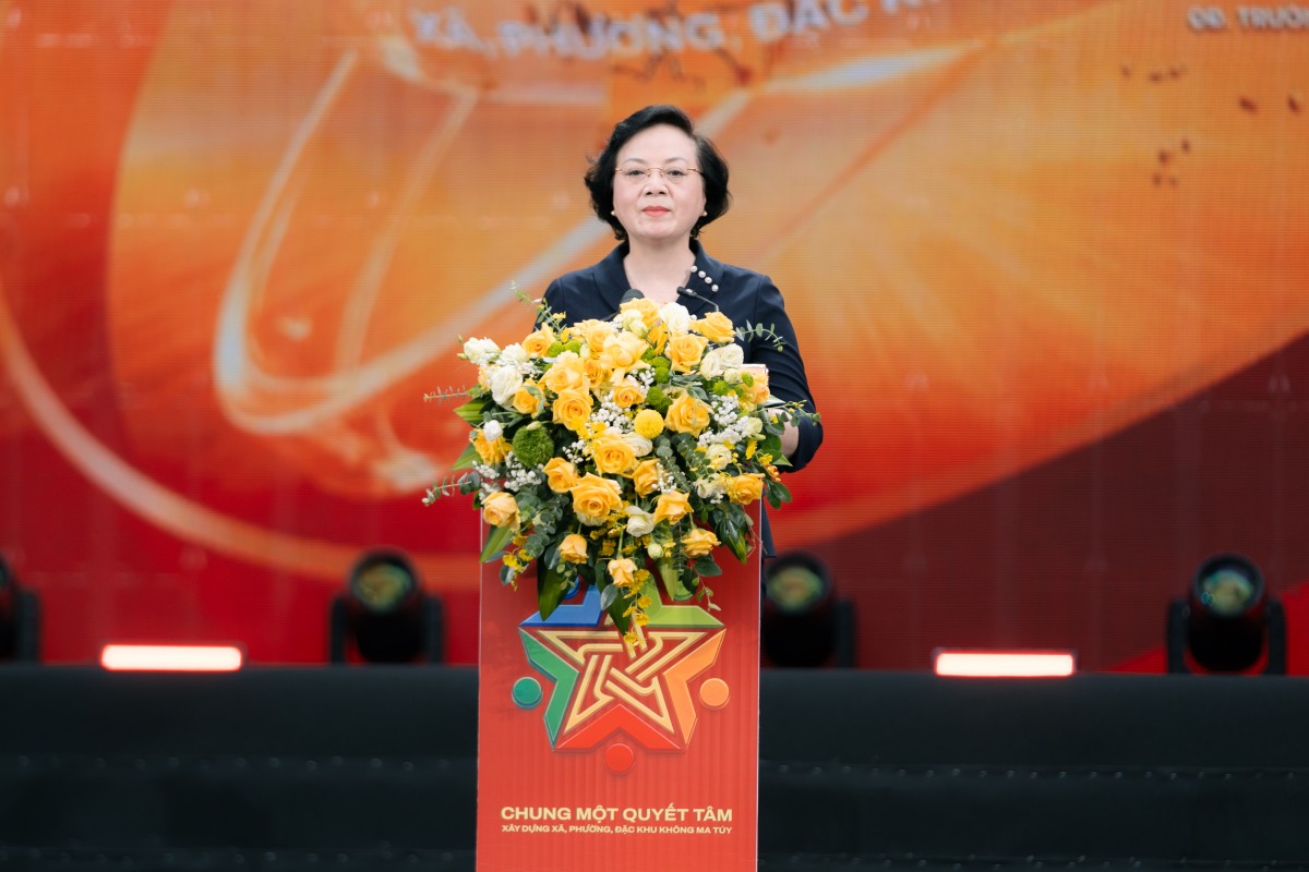 Hà Nội mít tinh hưởng ứng tháng hành động phòng, chống ma túy năm 2026