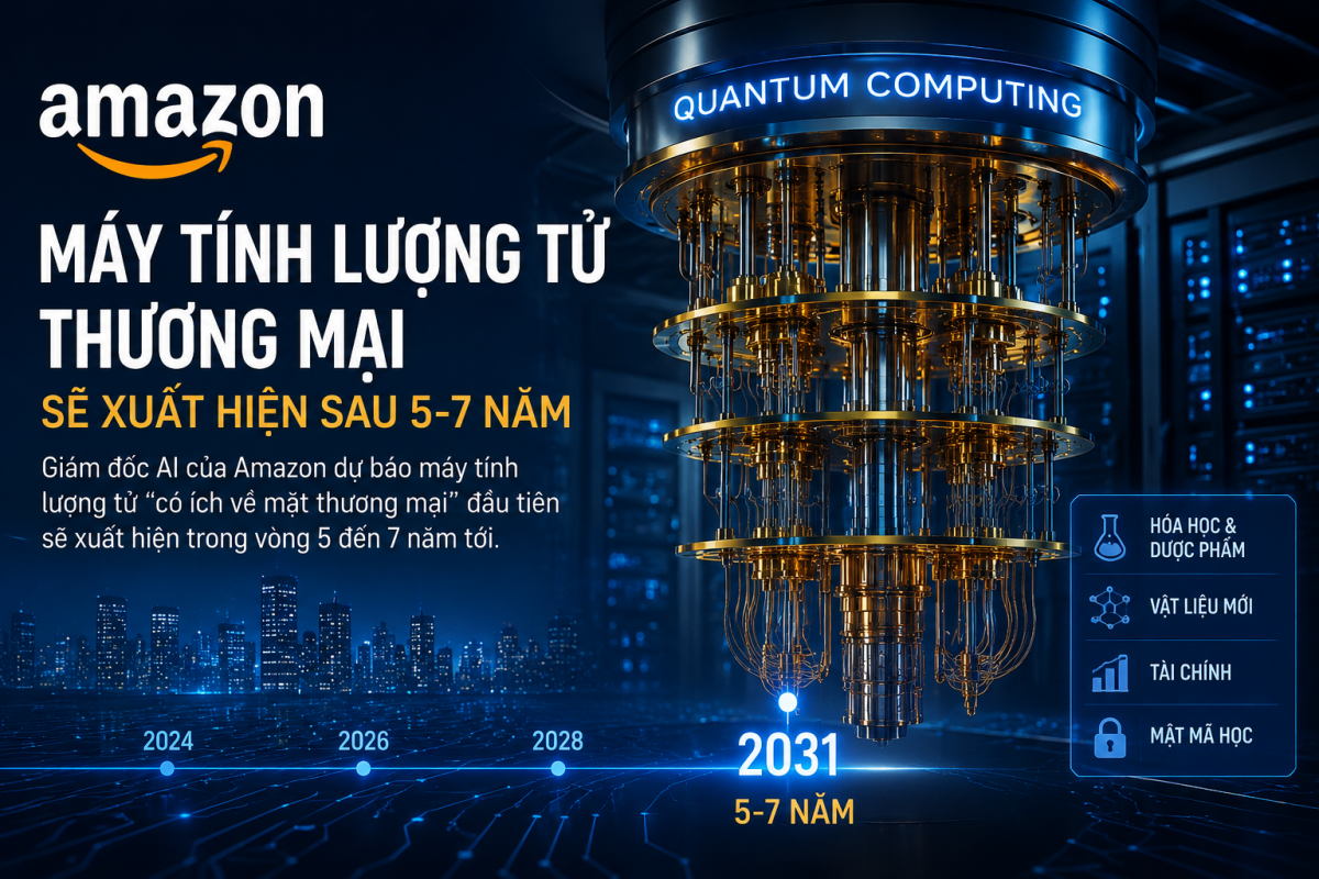 Máy tính lượng tử thương mại sẽ xuất hiện sau 5 đến 7 năm?