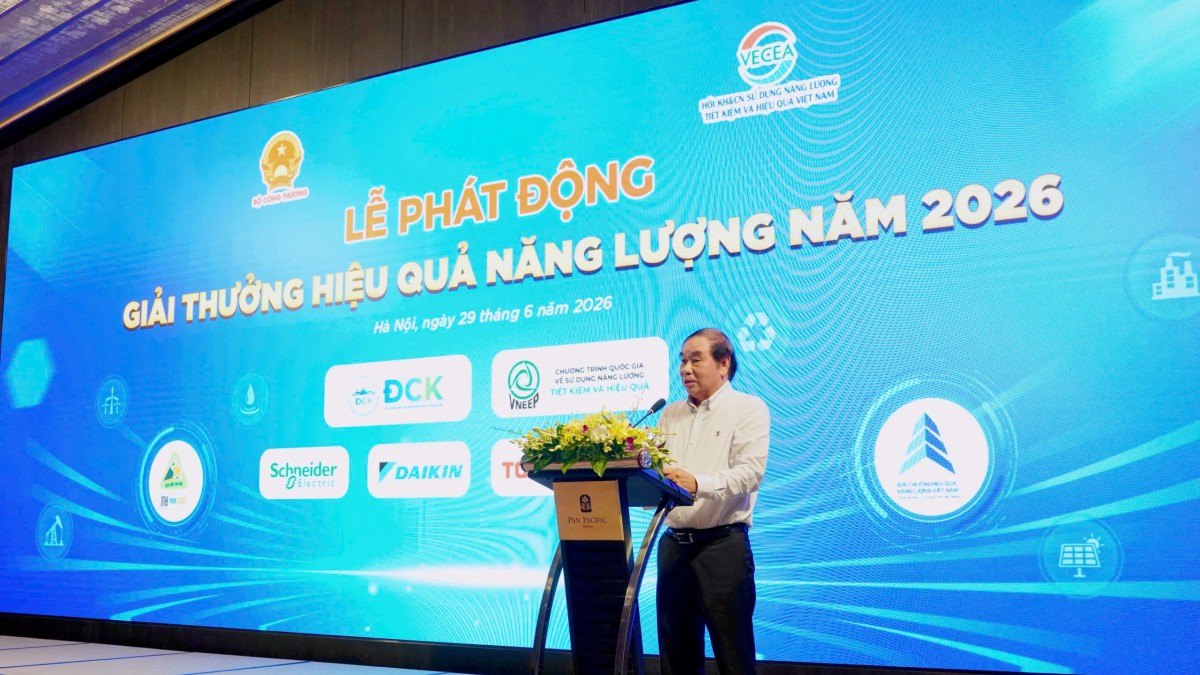 Ông Nguyễn Đình Hiệp, Chủ tịch Hội Khoa học và công nghệ sử dụng năng lượng tiết kiệm và hiệu quả Việt Nam.