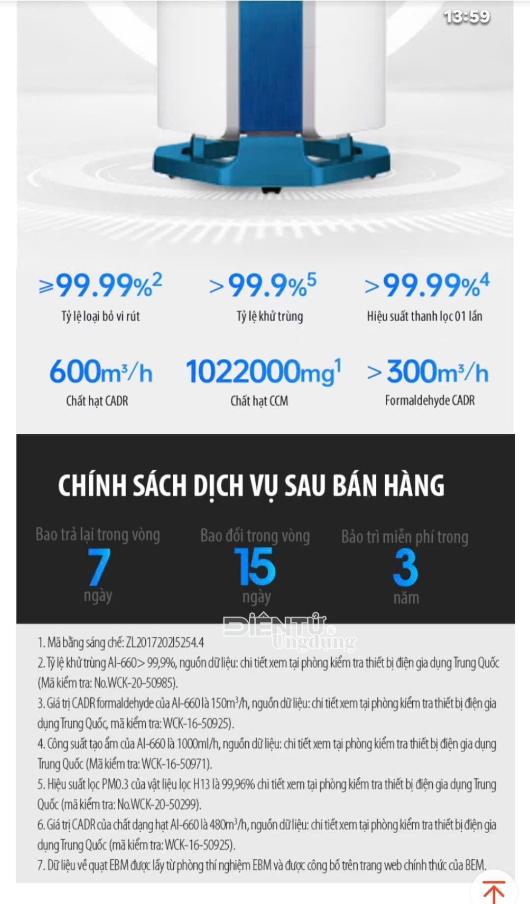 Máy lọc không khí AirProce: Có đang được quảng cáo như thiết bị y tế?