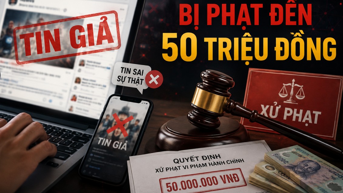 Tung tin giả trên mạng: Từ 1/7 có thể bị phạt tới 50 triệu đồng