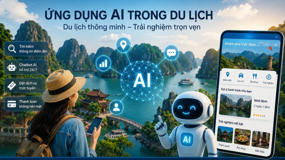 Ứng dụng AI và công nghệ số trong du lịch