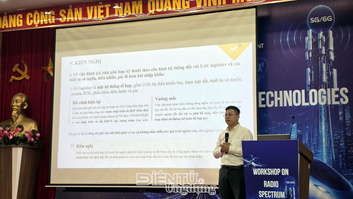 ông Đặng Hải Long, Giám đốc dự án UAV của VNPost