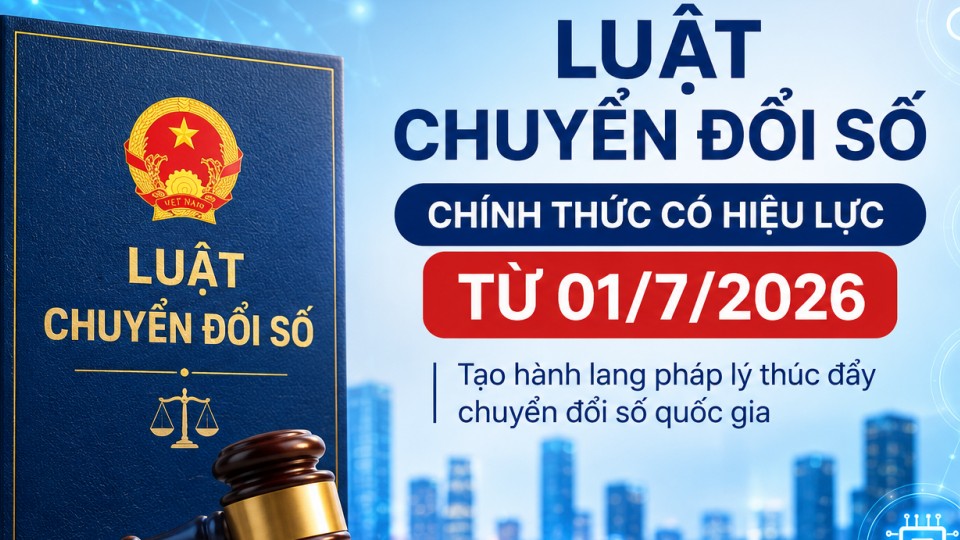 Chính thức 1/7: Luật Chuyển đổi số có hiệu lực