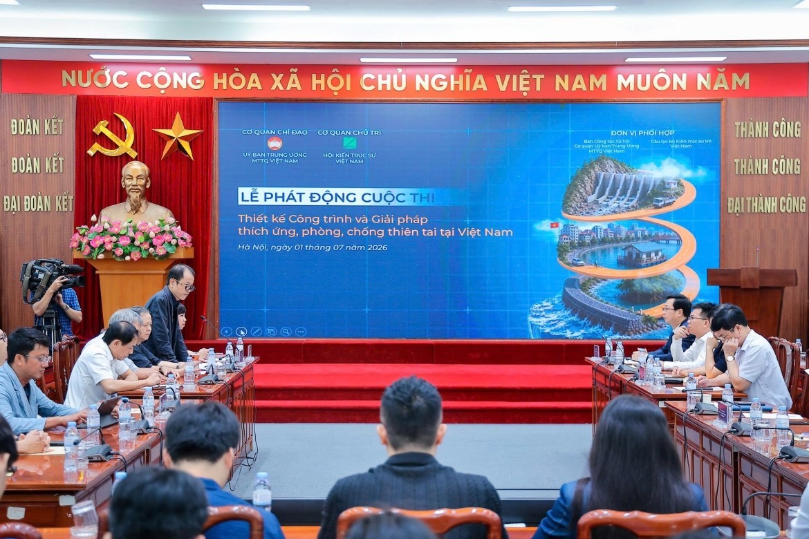 Phát động cuộc thi thiết kế công trình, giải pháp công nghệ thích ứng và phòng, chống thiên tai