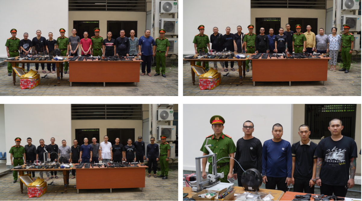 Công an TP.HCM triệt phá đường dây chế tạo súng trên mạng Công an TP.HCM triệt phá đường dây chế tạo súng trên mạng