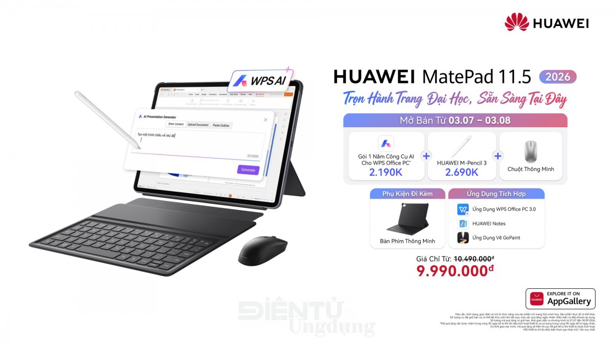 Huawei chính thức ra mắt trợ lý AI chuẩn PC cho mùa tựu trường Huawei chính thức ra mắt trợ lý AI chuẩn PC cho mùa tựu trường