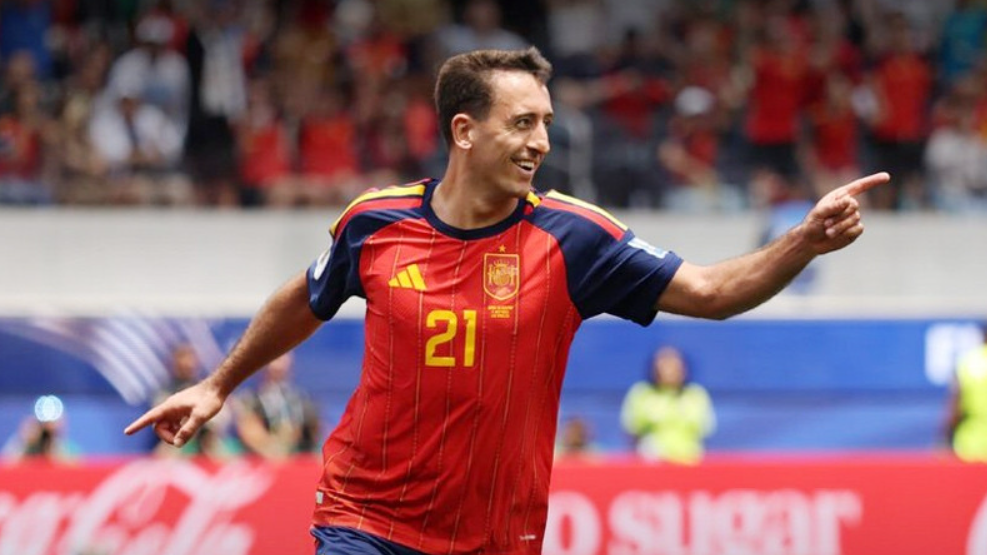 World Cup 2026: Tiền đạo Mikel Oyarzabal tỏa sáng với một cú đúp