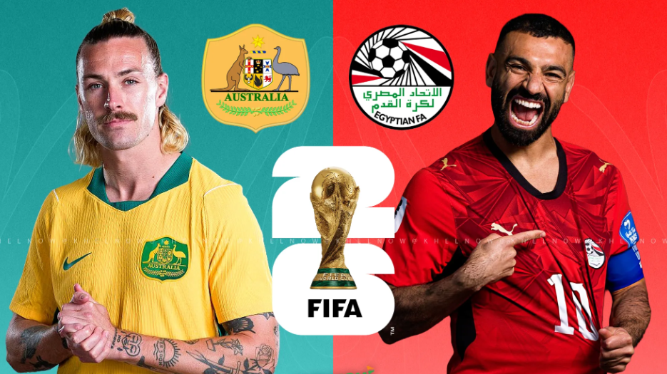 World Cup 2026: Úc đối đầu Ai Cập. Ảnh: Khelnow