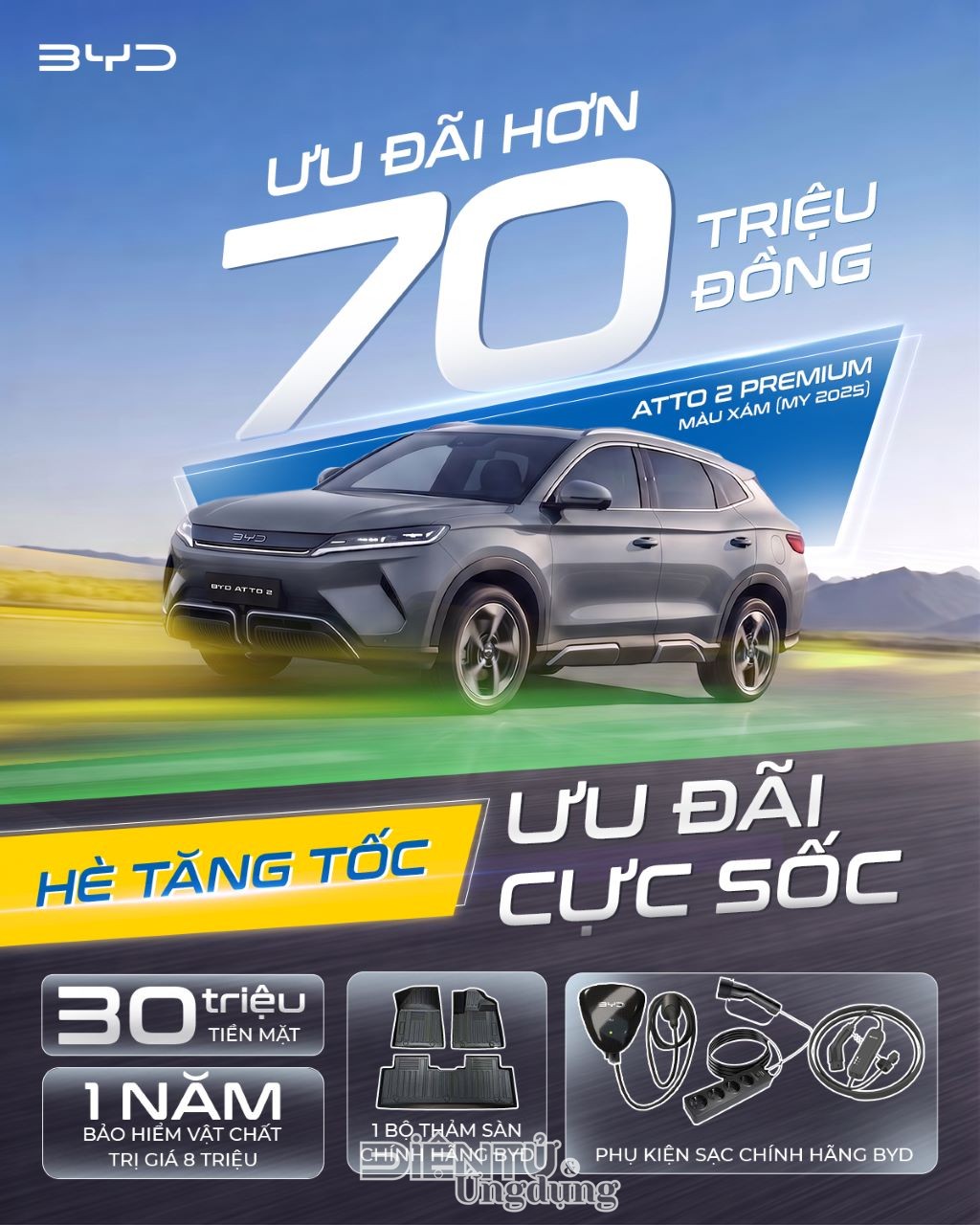 BYD Việt Nam ưu đãi Hè tăng tốc - Ưu đãi cực sốc