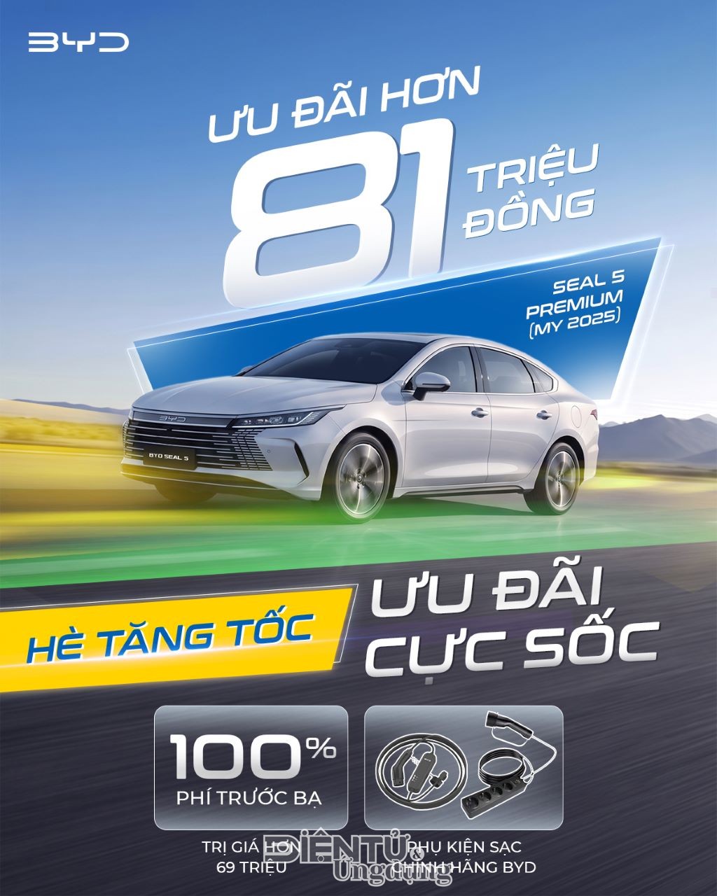BYD Việt Nam ưu đãi Hè tăng tốc - Ưu đãi cực sốc