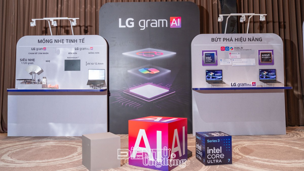 LG gram AI thế hệ mới chính thức ra mắt