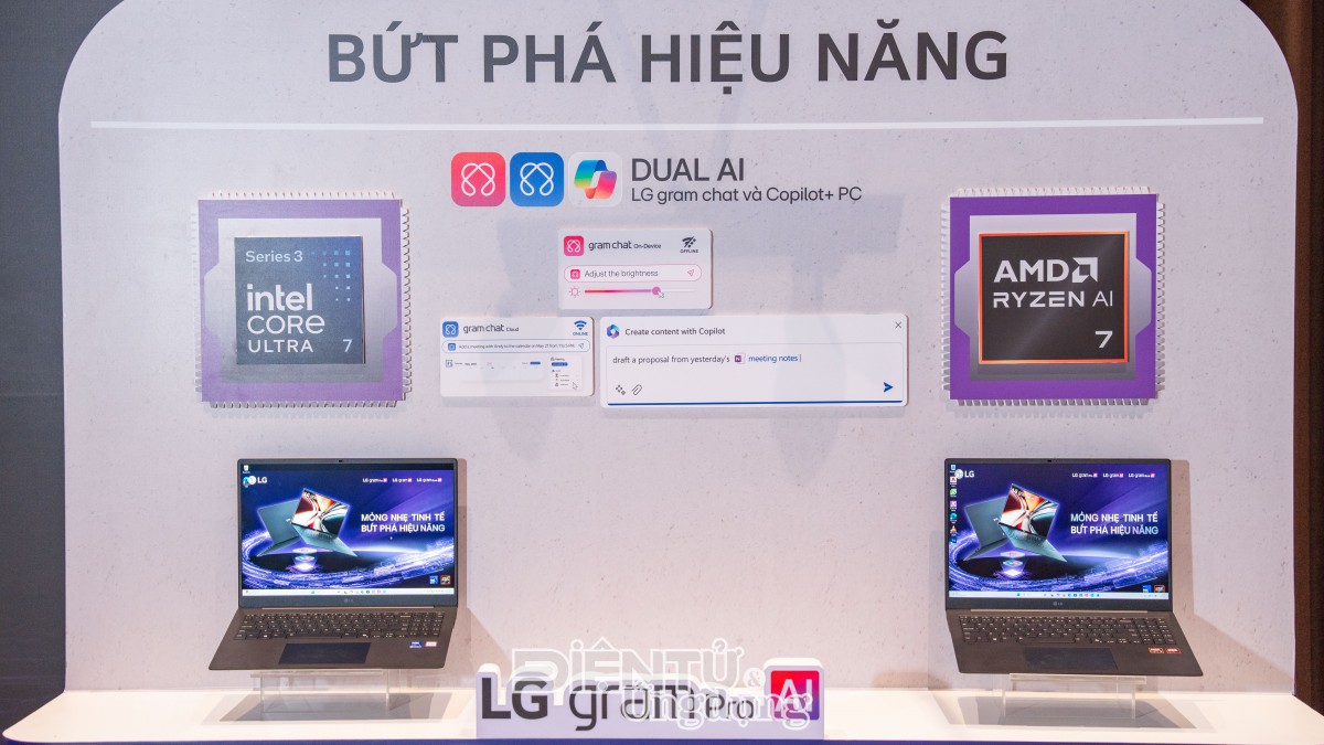 LG gram AI thế hệ mới chính thức ra mắt
