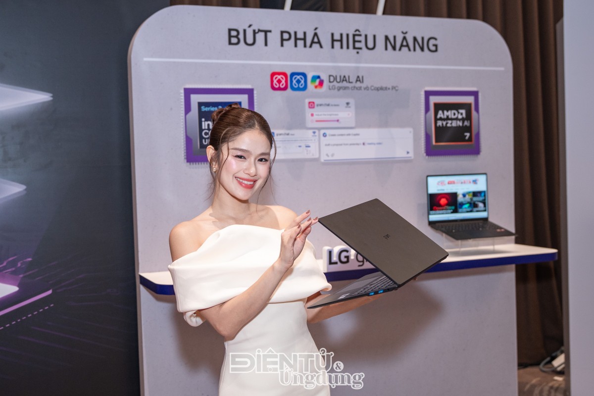 LG gram AI thế hệ mới chính thức ra mắt