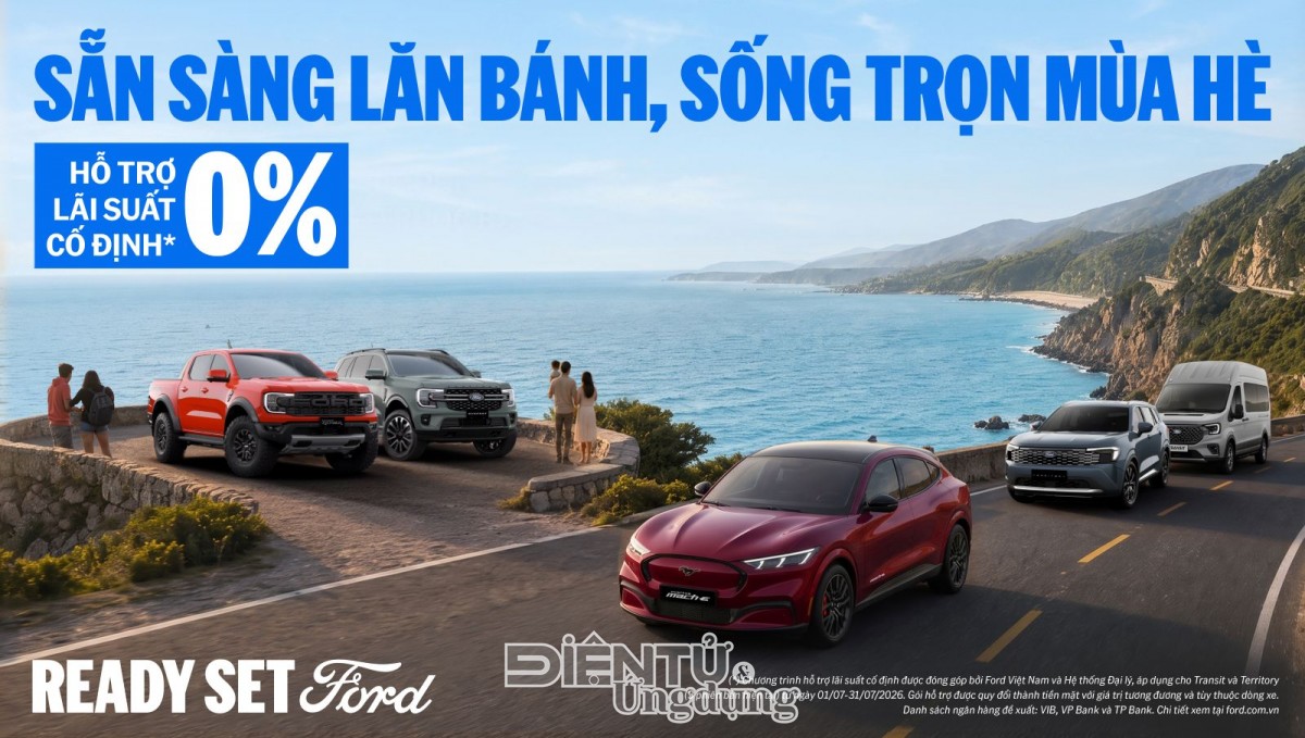 Ford Việt Nam khởi động chương trình ưu đãi “Sống trọn mùa hè cùng Ford”