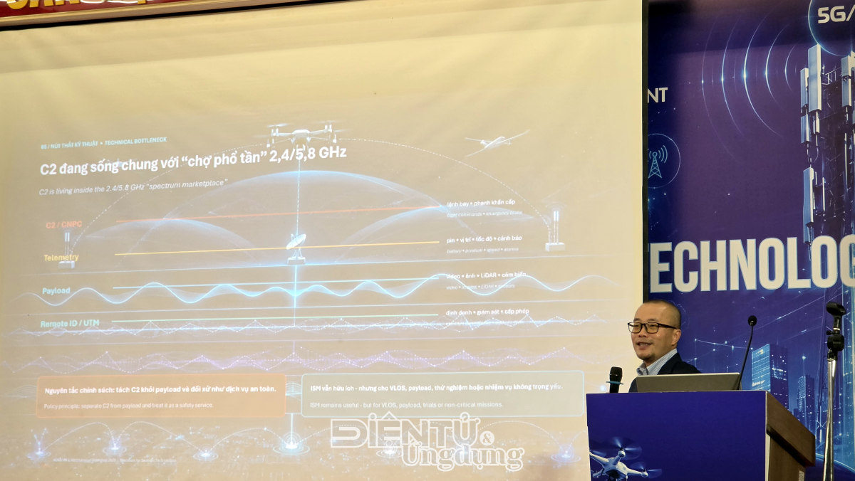 ông Trần Thiên Phương, Phó chủ tịch Mạng lưới Hàng không vũ trụ UAV Việt Nam kiêm Tổng giám đốc Mismart
