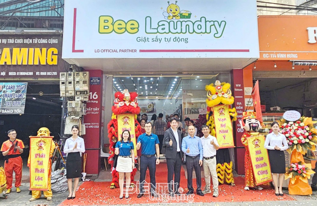 Bee Laundry, cửa hàng giặt sấy thông minh của LG chính thức mở tại Hà Nội