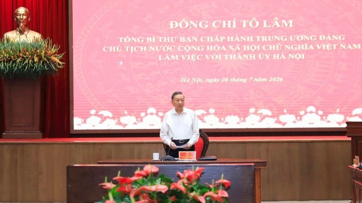 Tổng Bí thư, Chủ tịch nước Tô Lâm: Hà Nội phải đi đầu phát triển kinh tế dựa trên tri thức và dữ liệu