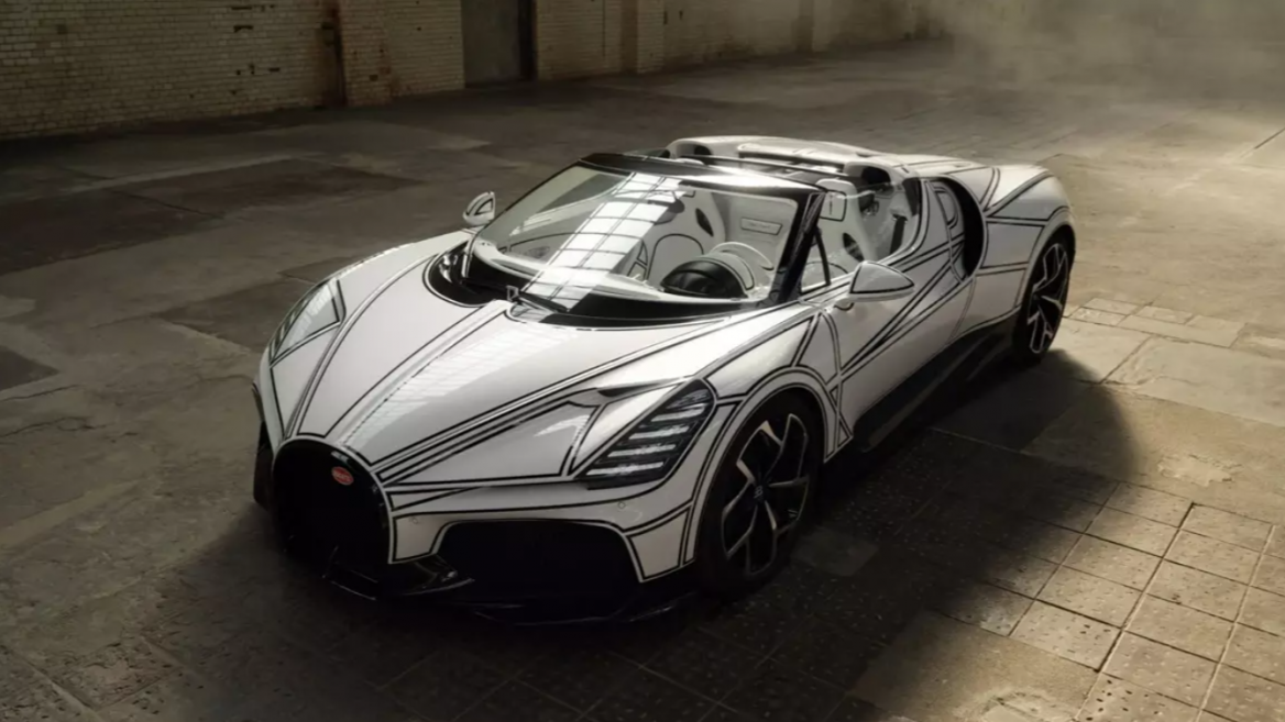Ngắm nhìn Bugatti W16 Mistral Blanc Éternel với thiết kế sứ cao cấp độc đáo