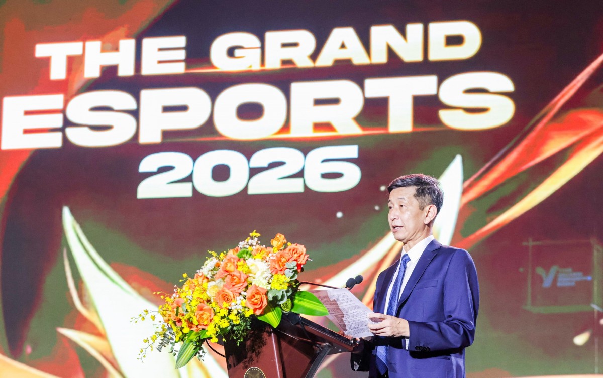 Hơn 1.000 vận động viên tranh tài tại The Grand Esports 2026 ở Hà Nội
