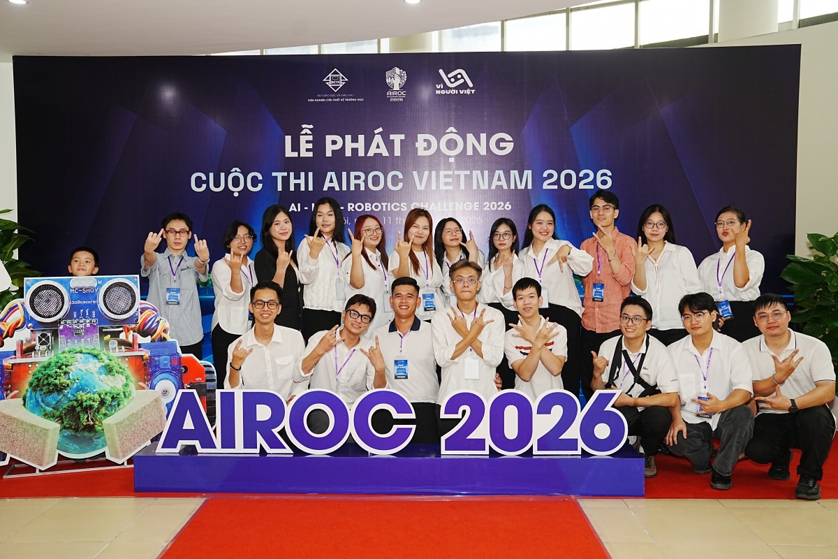 Robotics Quốc tế AIROC 2026 - phát triển nhân lực cho chuyển đổi số quốc gia Robotics Quốc tế AIROC 2026 - phát triển nhân lực cho chuyển đổi số quốc gia