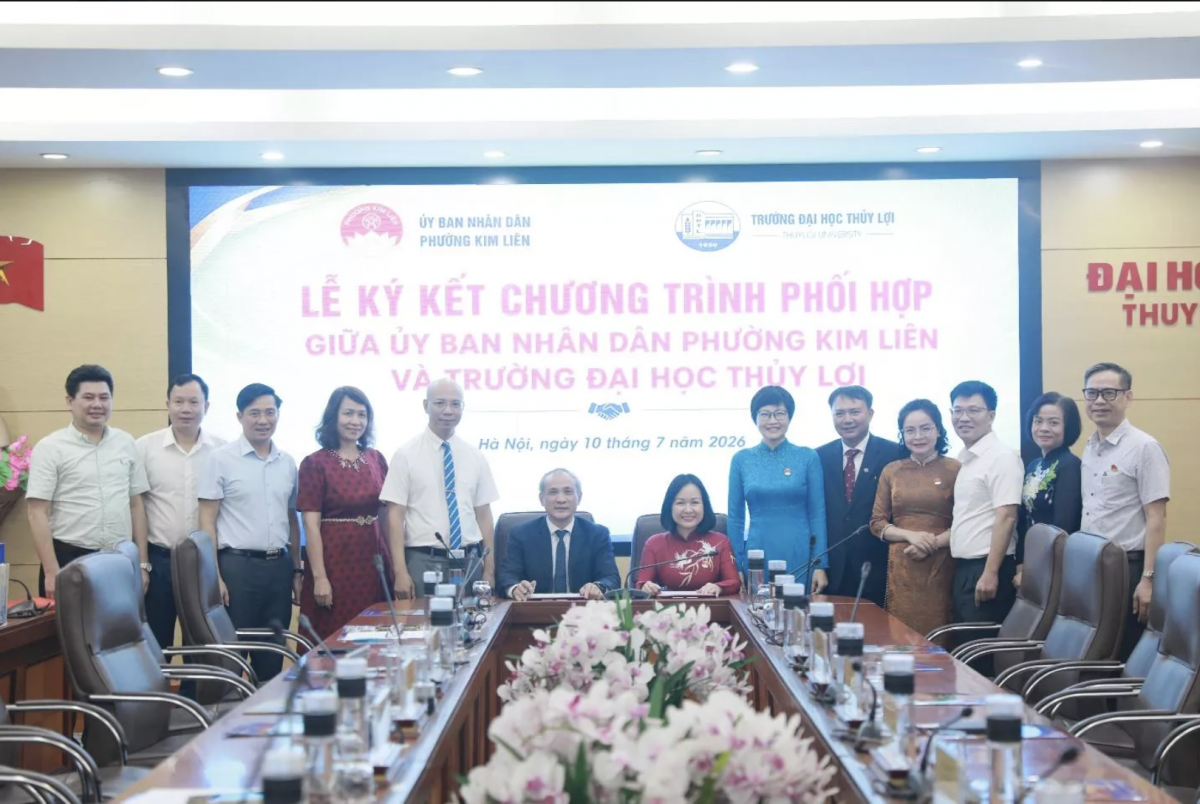 Trường Đại học Thủy lợi và phường Kim Liên tăng cường phối hợp, phát huy nguồn lực phục vụ cộng đồng Trường Đại học Thủy lợi và phường Kim Liên tăng cường phối hợp, phát huy nguồn lực phục vụ cộng đồng