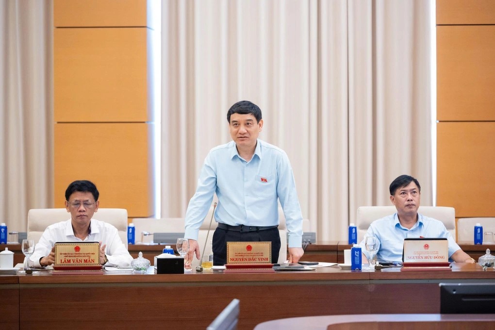 Chủ nhiệm Ủy ban Văn hóa và Xã hội Nguyễn Đắc Vinh. (Ảnh: Quốc hội).