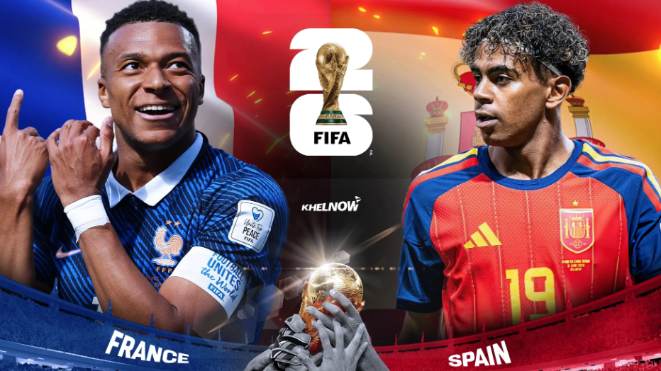 World Cup 2026: Pháp chạm trán Tây Ban Nha. Ảnh: Khelnow World Cup 2026: Pháp chạm trán Tây Ban Nha. Ảnh: Khelnow