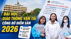 Đại học Giao thông vận tải công bố điểm sàn 2026, công nghệ cao nhất