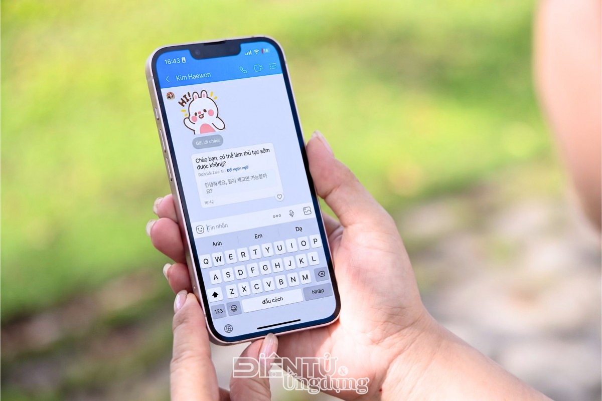 Người dùng Zalo đã có thể dịch tiếng Trung và tiếng Hàn