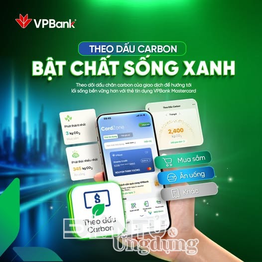 Tính năng Theo dấu Carbon được tích hợp trực tiếp trên ứng dụng VPBank NEO Tính năng Theo dấu Carbon được tích hợp trực tiếp trên ứng dụng VPBank NEO