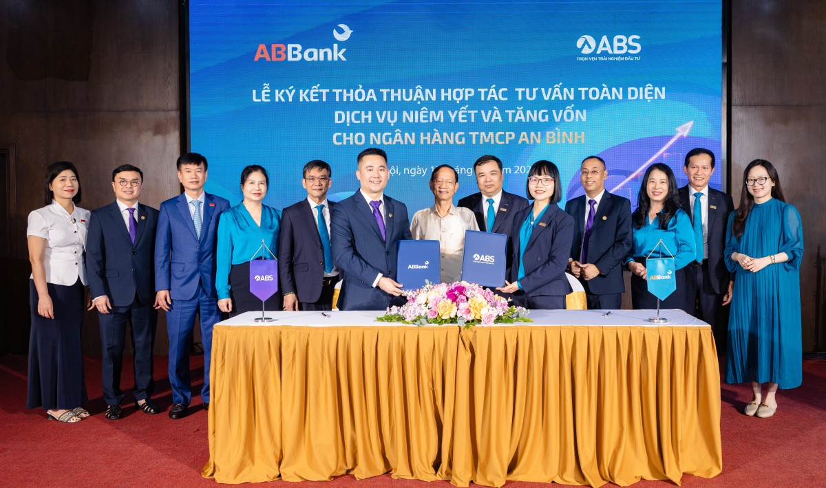 ABBank và ABS ký thỏa thuận tư vấn toàn diện, hướng tới niêm yết HOSE ABBank và ABS ký thỏa thuận tư vấn toàn diện, hướng tới niêm yết HOSE