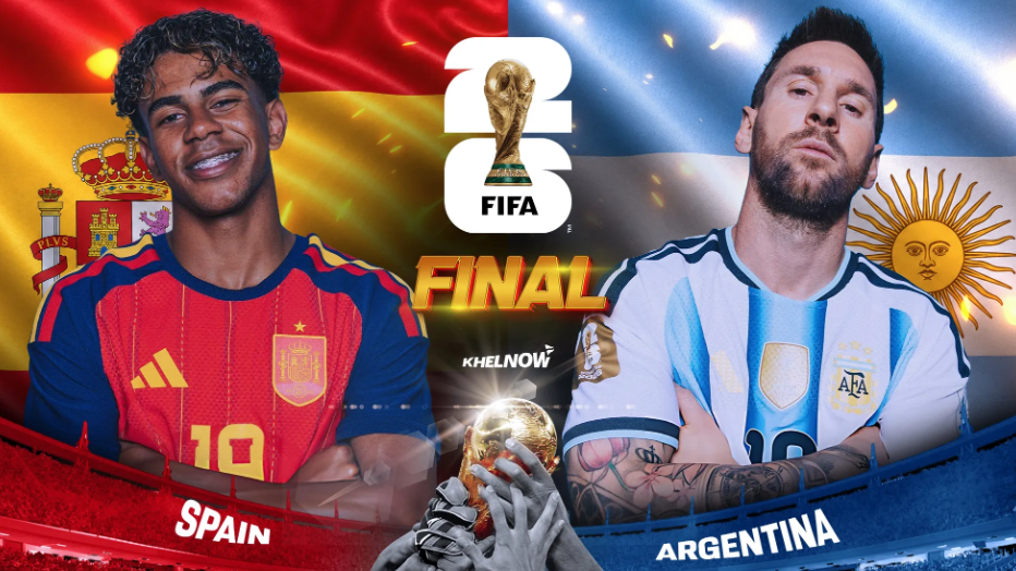 Chung kết World Cup 2026: Tây Ban Nha đại chiến Argentina. Ảnh: Khelnow. Chung kết World Cup 2026: Tây Ban Nha đại chiến Argentina. Ảnh: Khelnow.