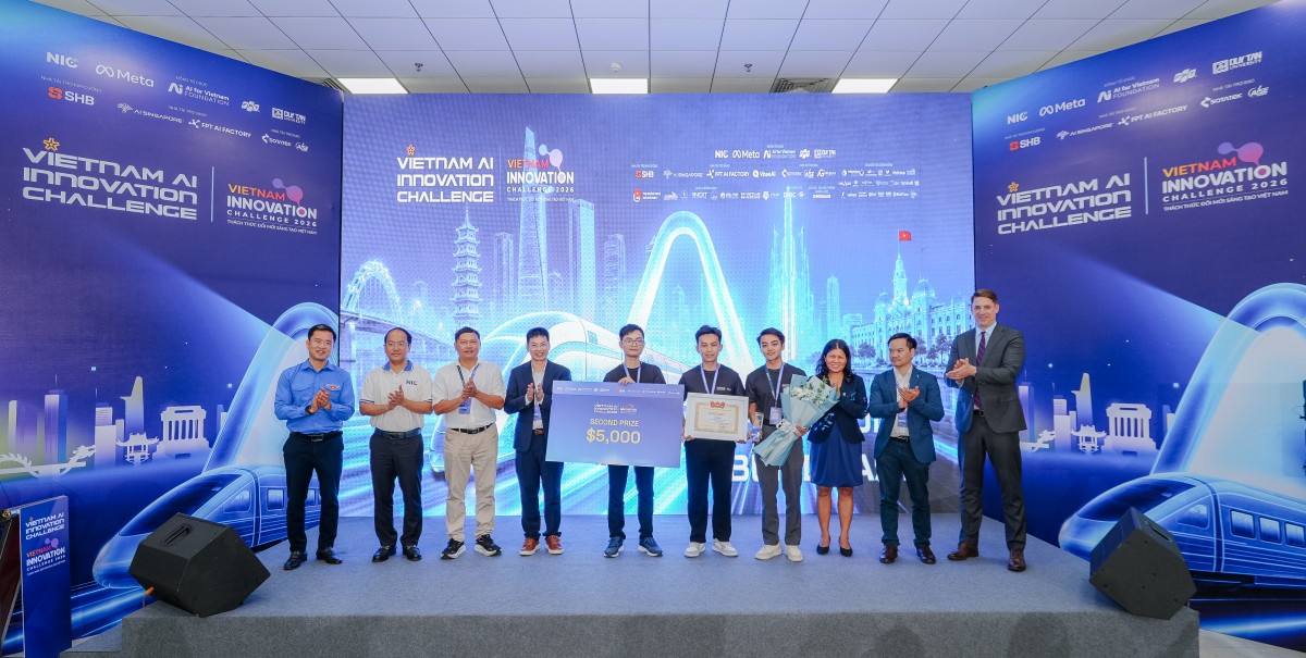 Các giải pháp AI ứng dụng thực tiễn được vinh danh tại VAIC 2026 Các giải pháp AI ứng dụng thực tiễn được vinh danh tại VAIC 2026