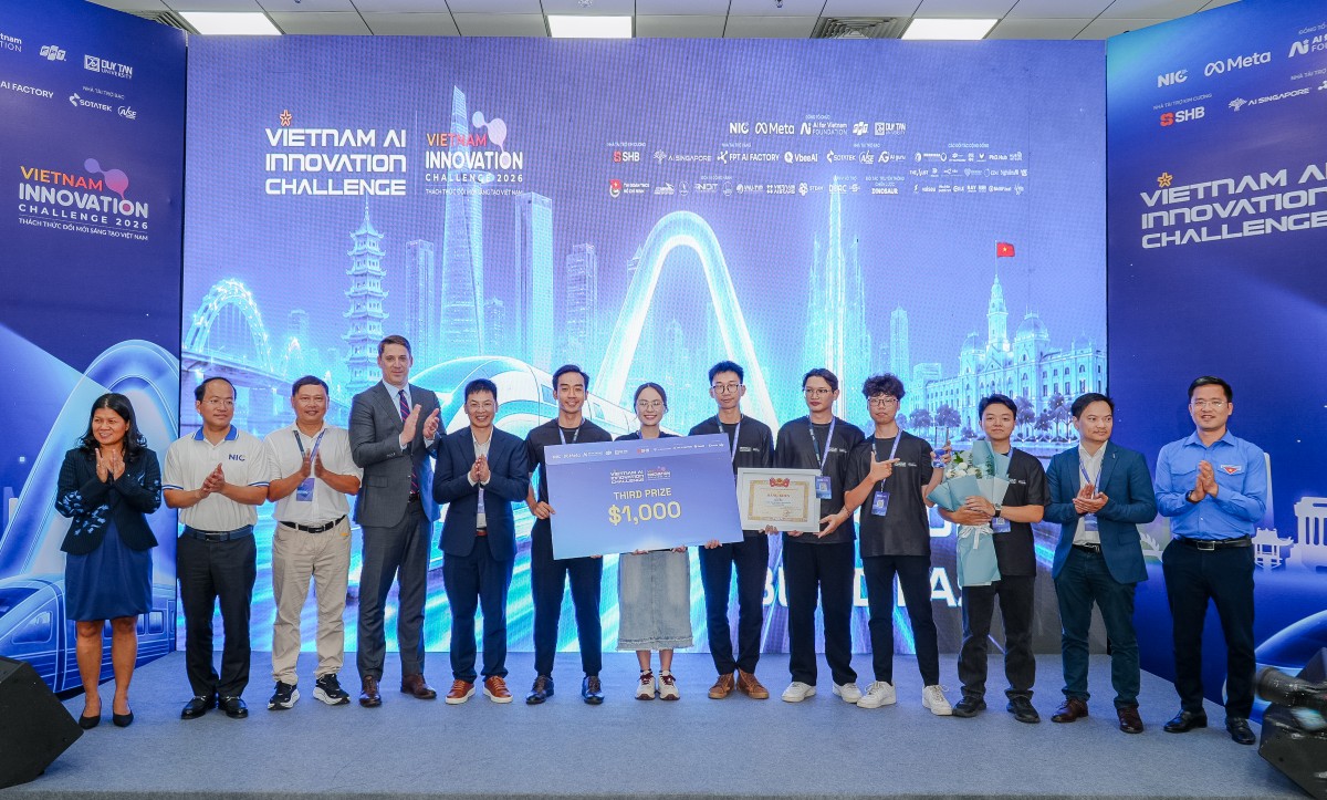 Các giải pháp AI ứng dụng thực tiễn được vinh danh tại VAIC 2026 Các giải pháp AI ứng dụng thực tiễn được vinh danh tại VAIC 2026