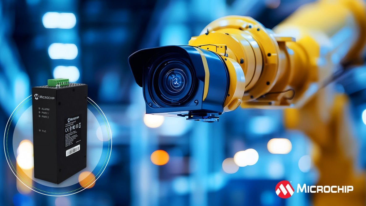 PoE công nghiệp 90W của Microchip mở đường cho giải pháp IoT công nghiệp