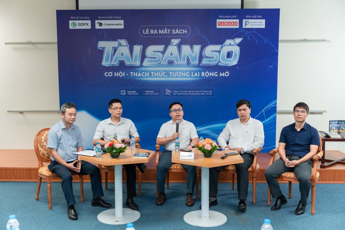 Ra mắt sách “Tài sản số - Cơ hội, Thách thức và Tương lai rộng mở”, giải mã xu hướng kinh tế số Ra mắt sách “Tài sản số - Cơ hội, Thách thức và Tương lai rộng mở”, giải mã xu hướng kinh tế số