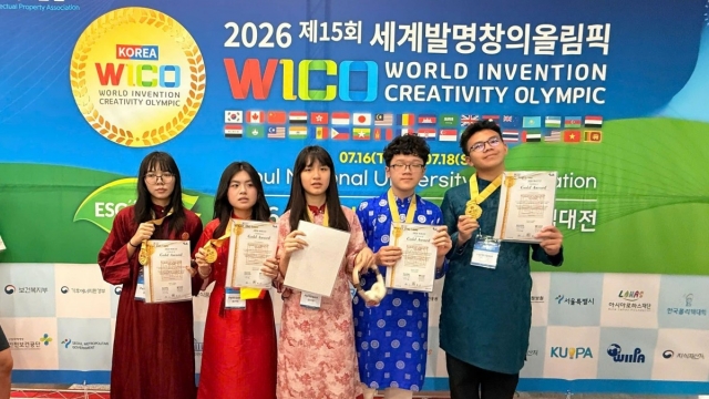 Học sinh Việt Nam giành Huy chương Vàng WICO 2026 tại Hàn Quốc