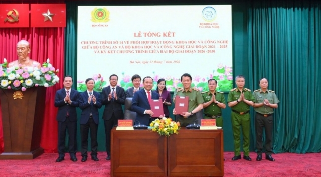 Bộ Công an và Bộ KH&CN nâng tầm hợp tác, thúc đẩy công nghệ chiến lược và hạ tầng số quốc gia