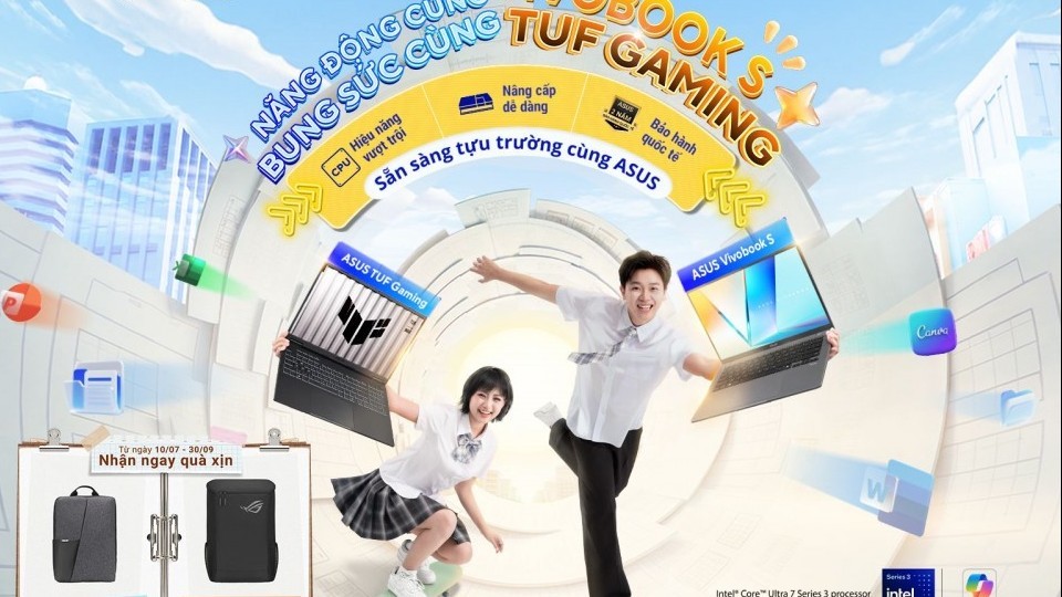 Chào mùa tựu trường 2026, ASUS bứt phá với chương trình Back To School