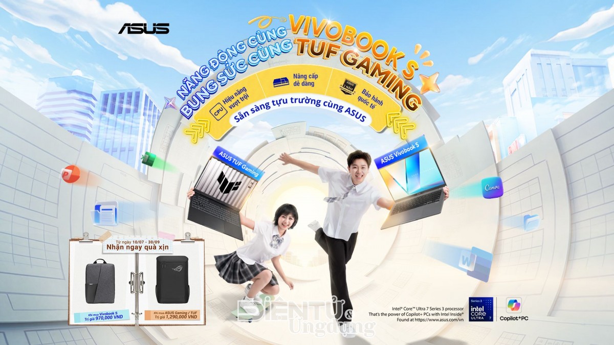 Chào mùa tựu trường 2026, ASUS bứt phá với chương trình Back To School