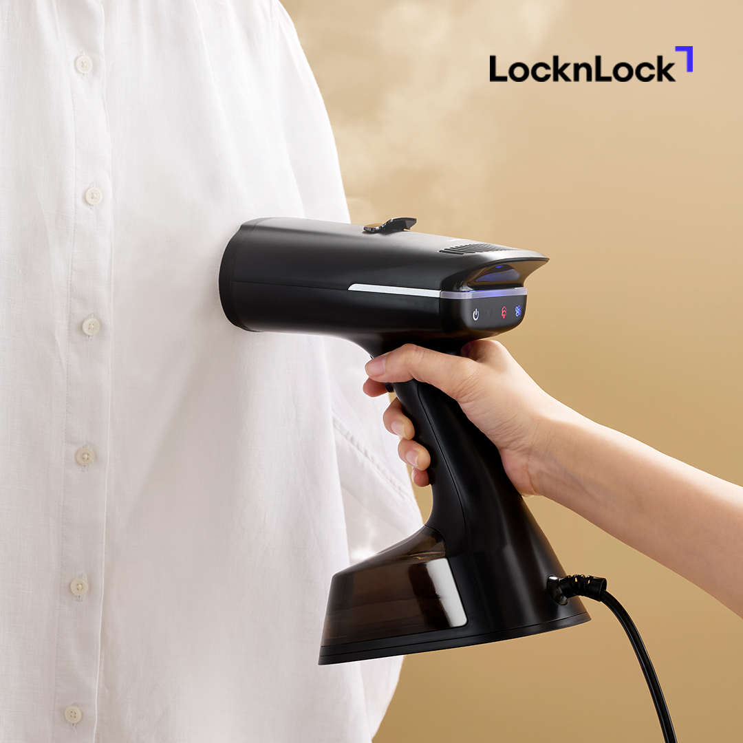 LocknLock ra mắt bàn ủi hơi nước hút vải thông minh thế hệ mới
