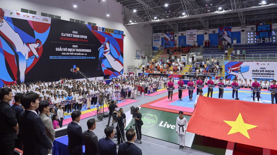 Giải Vô địch Taekwondo Thanh thiếu niên Quốc gia CJ 2026 quy tụ 1.000 VĐV trẻ