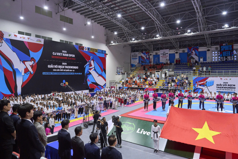 Giải Vô địch Taekwondo Thanh thiếu niên Quốc gia CJ 2026 quy tụ 1.000 VĐV trẻ