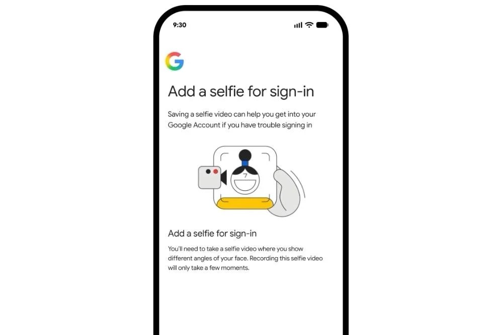 Google ra mắt tính năng đăng nhập Gmail bằng video selfie