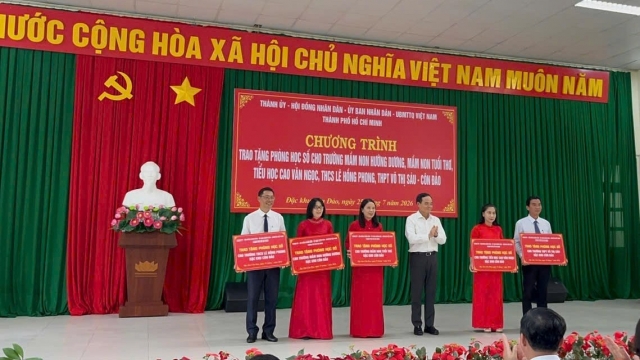 VNPT trao tặng 5 phòng học số tại đặc khu Côn Đảo