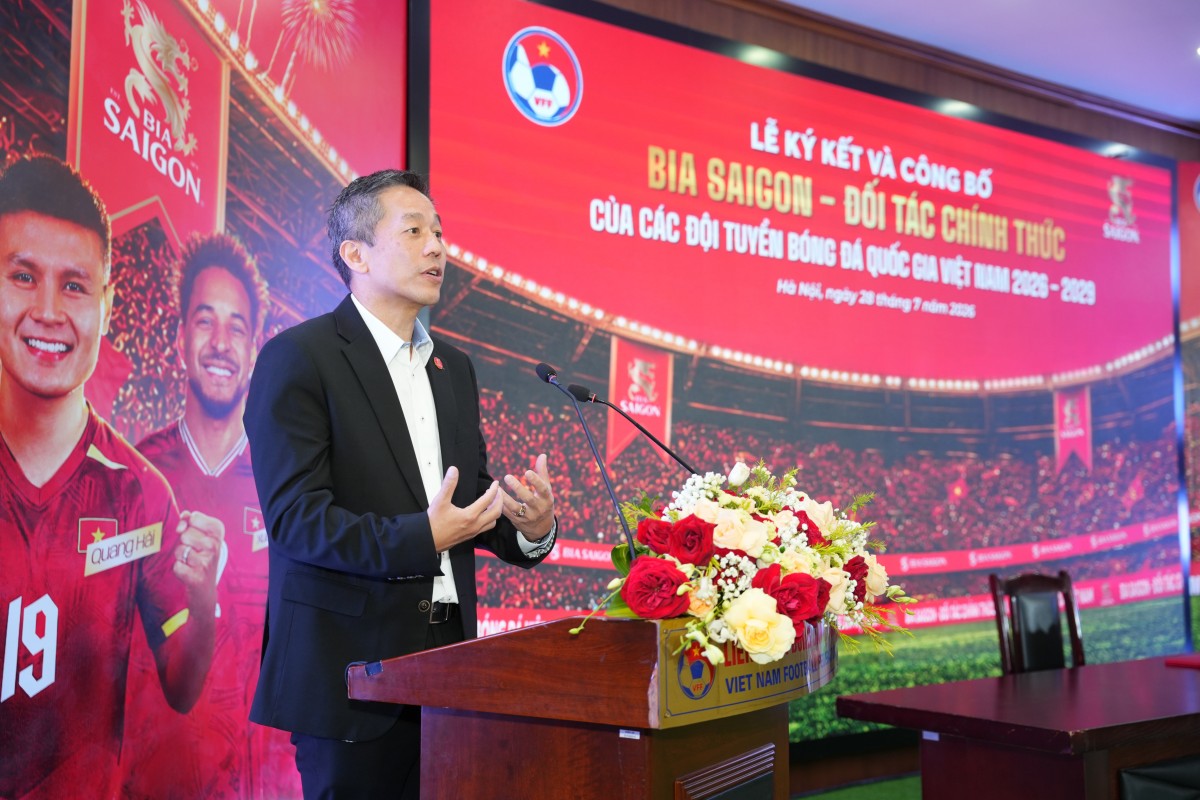 SABECO và VFF gia hạn hợp tác chiến lược, tiếp sức cho bóng đá Việt Nam đến năm 2029