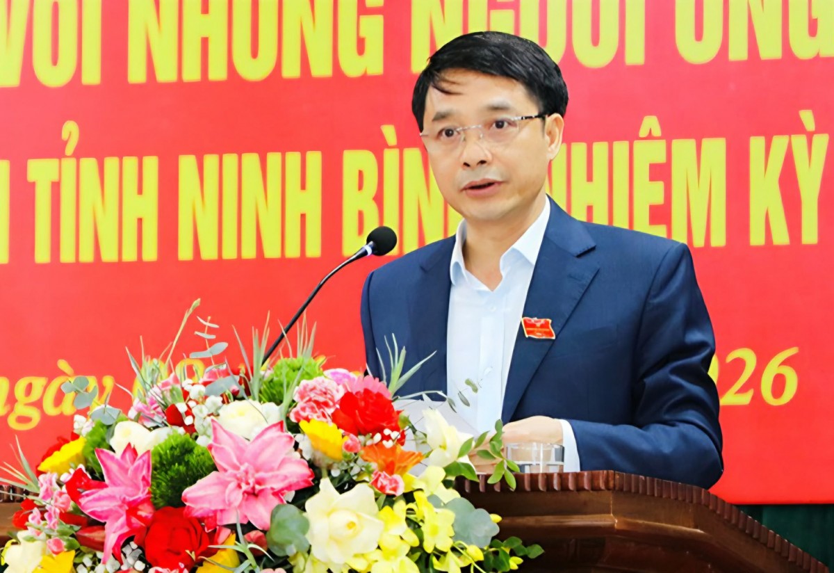 Ông Hoàng Văn Kiên, Giám đốc Sở Tài chính Ninh Bình. Ảnh: HĐND tỉnh Ninh Bình