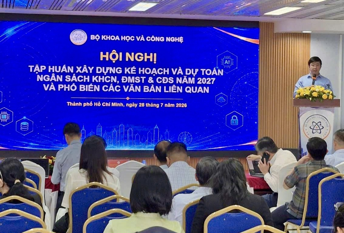 Thứ trưởng Bùi Hoàng Phương phát biểu tại Hội nghị. (Ảnh: mst.gov.vn)